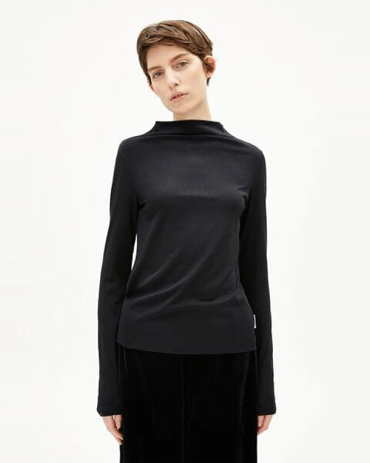 ARMEDANGELS CALUNAA Damen Longsleeve aus Bio-Woll Mix