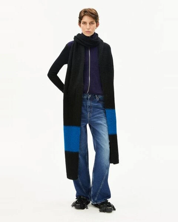 ARMEDANGELS SAABE STRIPED UN-WASTED Unisex Schal aus Alpaca-Woll Mix
