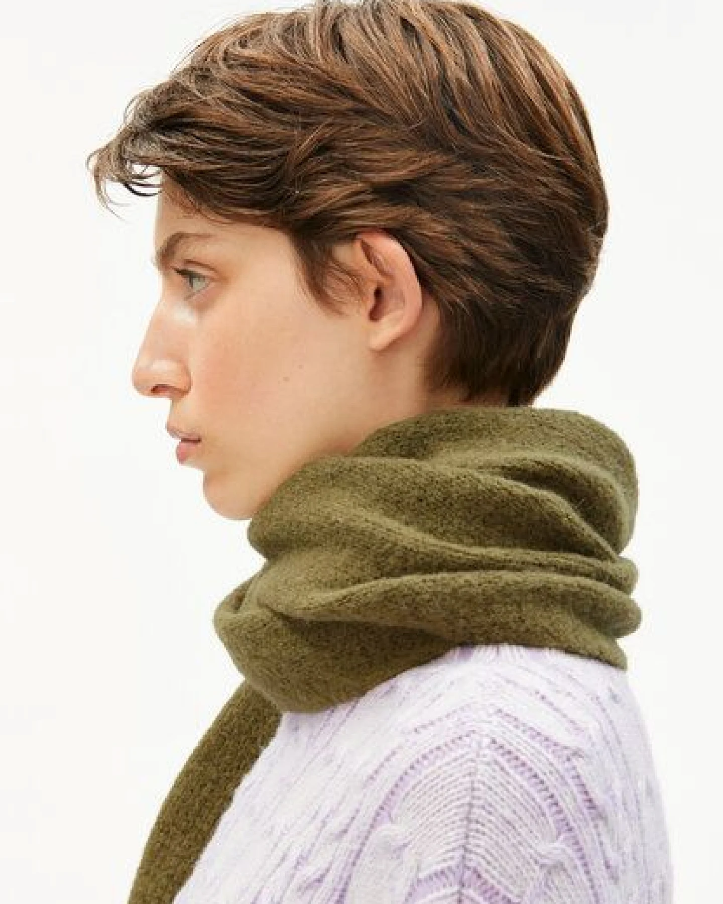 ARMEDANGELS SAABE STRIPED UN-WASTED Unisex Schal aus Alpaca-Woll Mix – Ansicht 3
