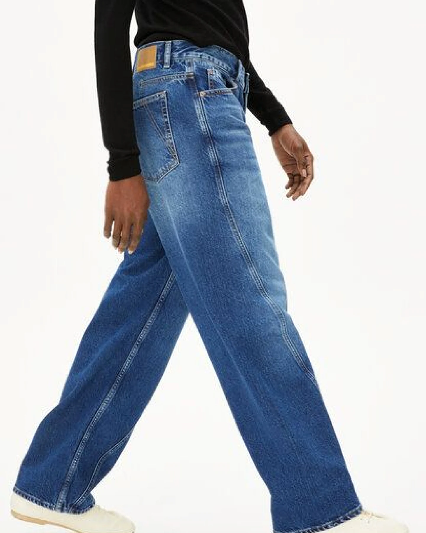 ARMEDANGELS HAAYI Damen Wide Leg Low Waist aus recycelter Baumwolle – Ansicht 4