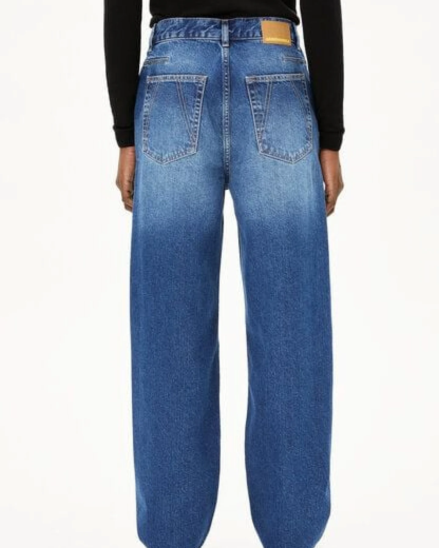 ARMEDANGELS HAAYI Damen Wide Leg Low Waist aus recycelter Baumwolle – Ansicht 2