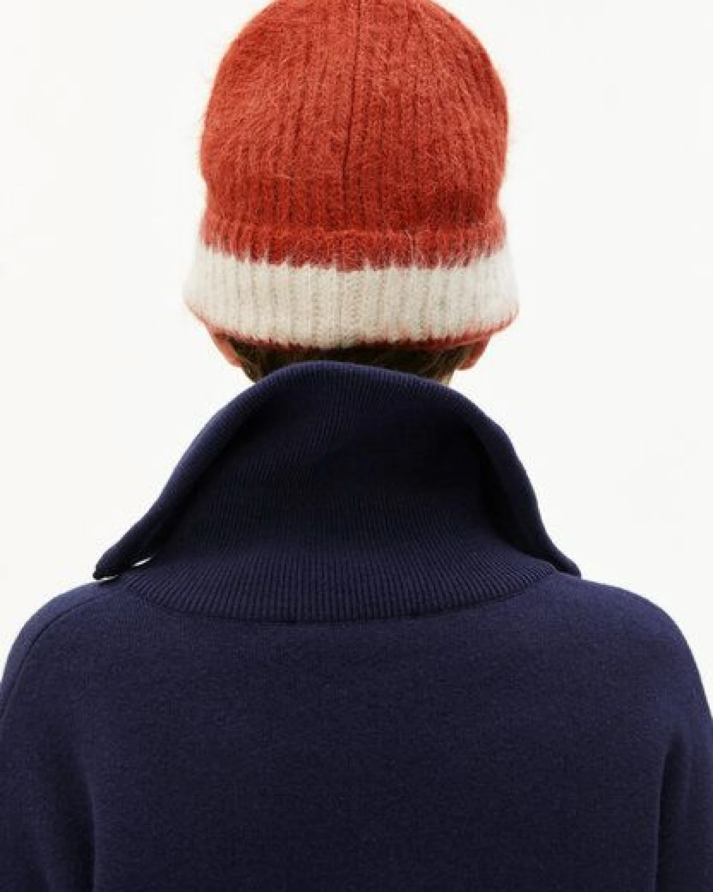 ARMEDANGELS JUPILAA STRIPED UN-WASTED Unisex Mütze aus Alpaca Mix – Ansicht 2