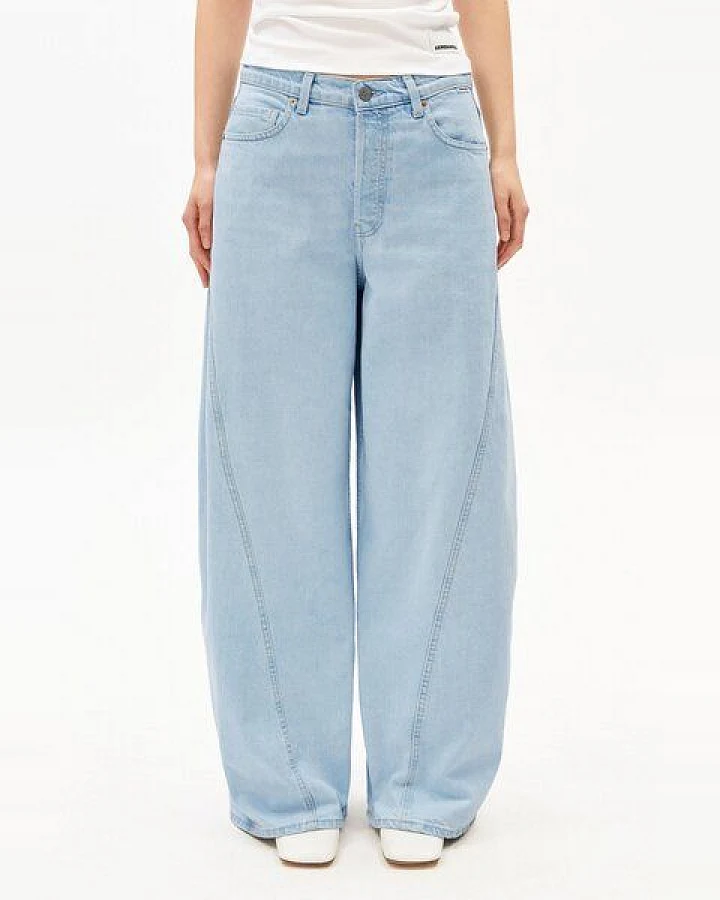 ARMEDANGELS AALTHEA BARREL Damen Barrel Leg Mid Waist aus recycelter Baumwolle