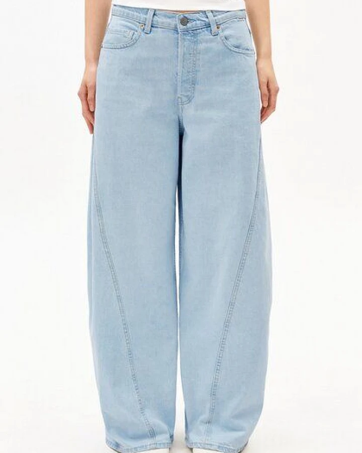 ARMEDANGELS AALTHEA BARREL Damen Barrel Leg Mid Waist aus recycelter Baumwolle