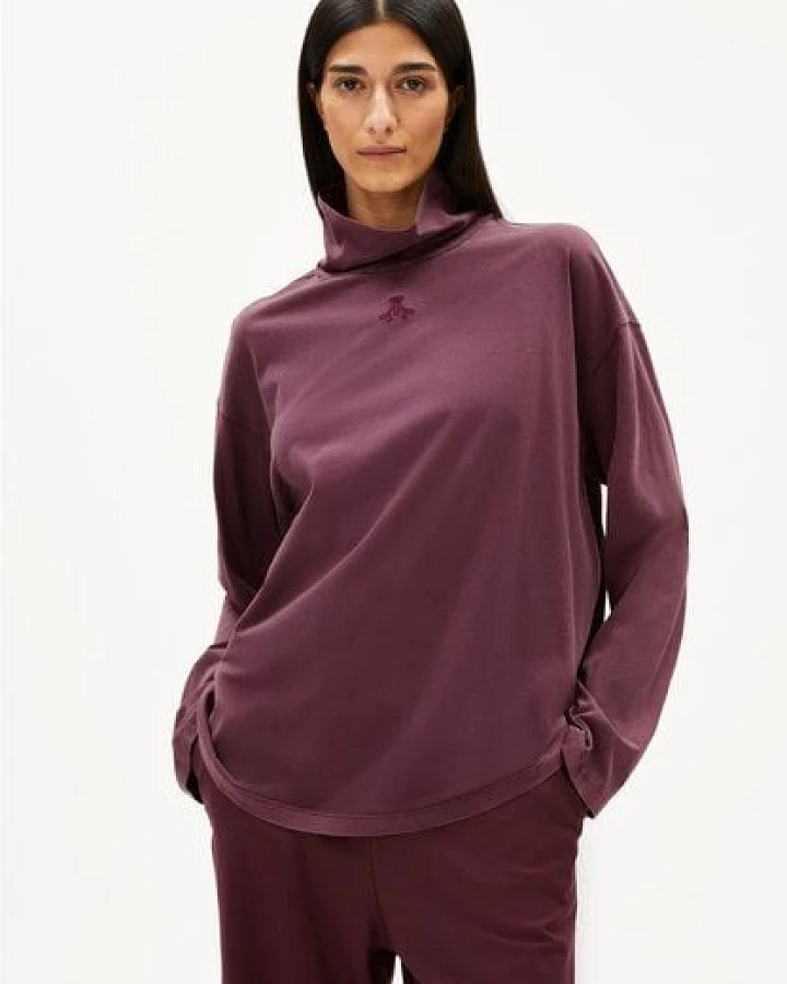ARMEDANGELS AIDINAA GMT DYE Damen Longsleeve aus Bio-Baumwolle