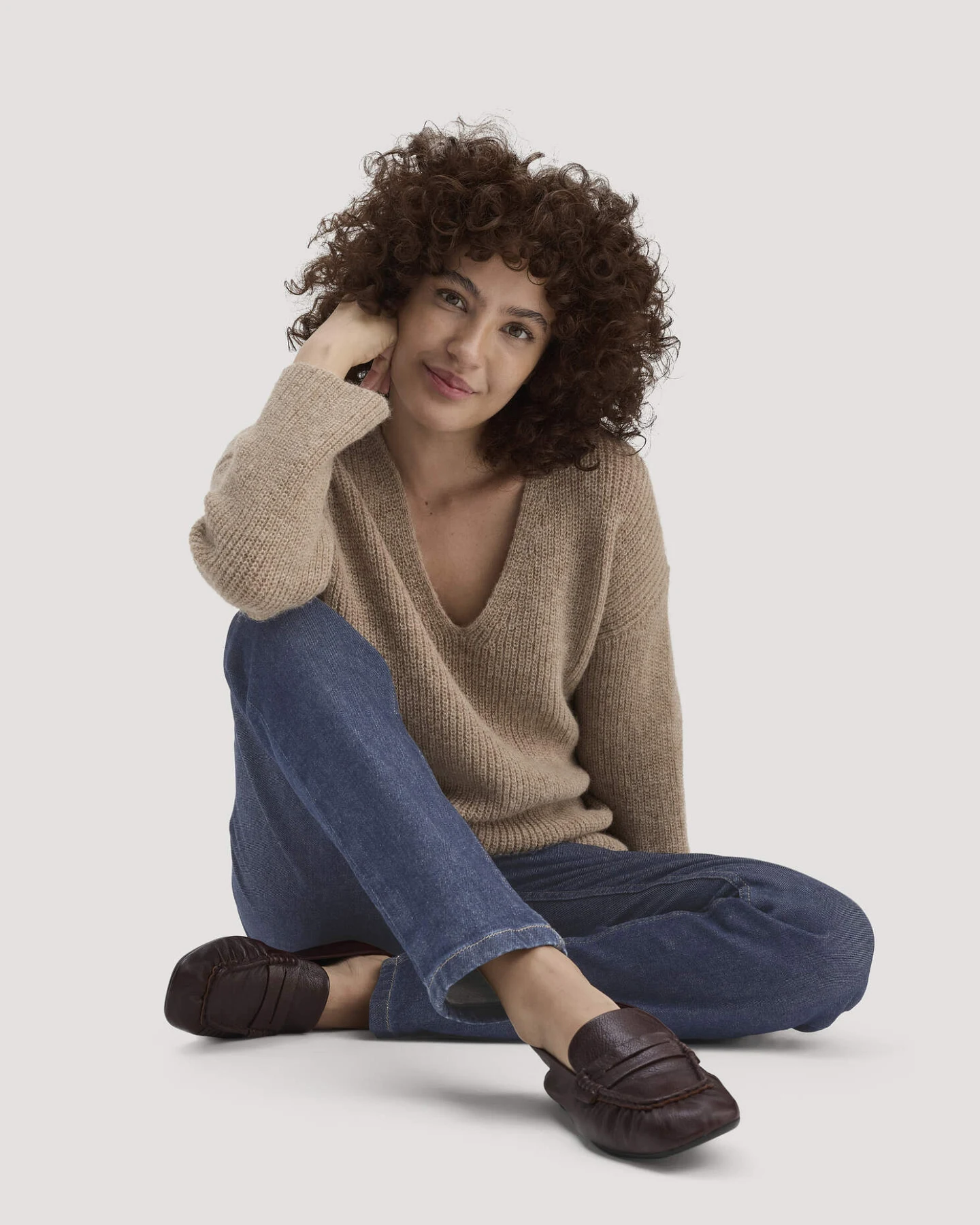 hessnatur Damen Jeans LEA Mid Rise Slim aus Bio-Denim - blau - Größe 26/30 – Ansicht 4