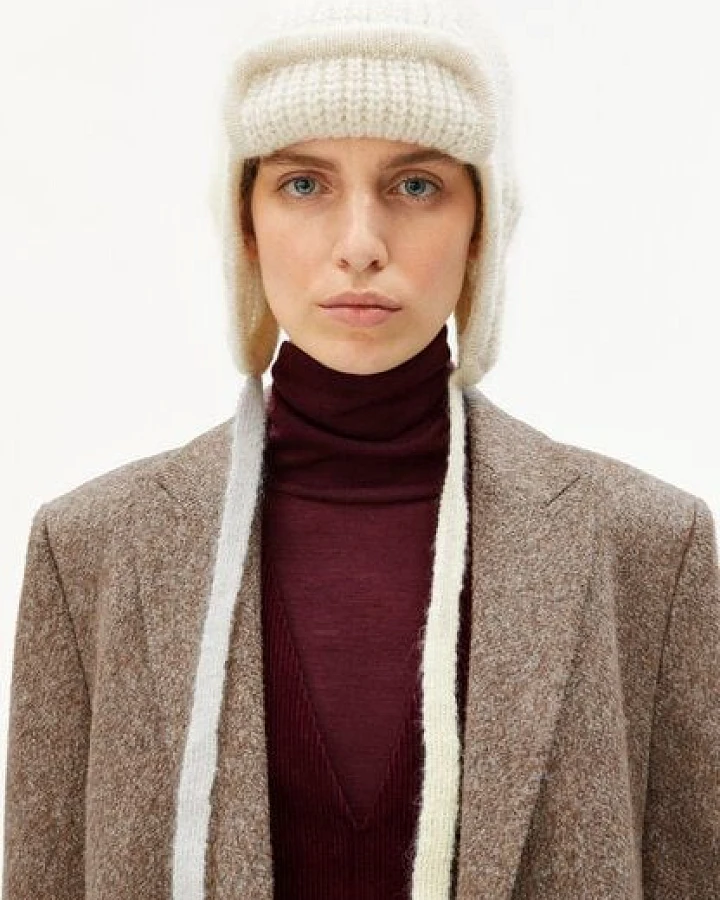 ARMEDANGELS BEAATRICE Unisex Mütze aus Mohair-Woll Mix