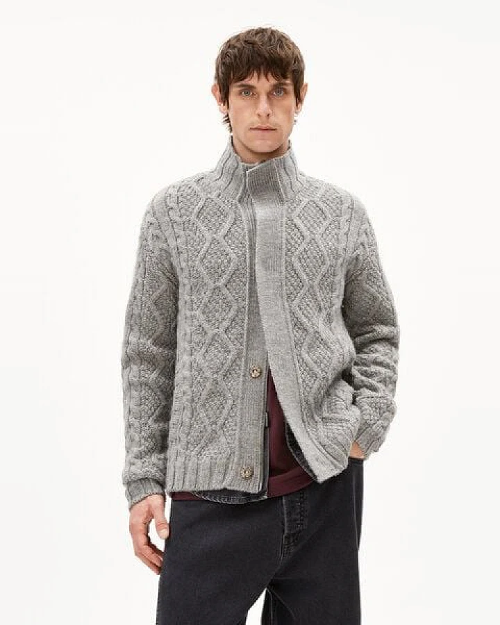 ARMEDANGELS AANTON Herren Strickjacke aus Bio-Woll Mix