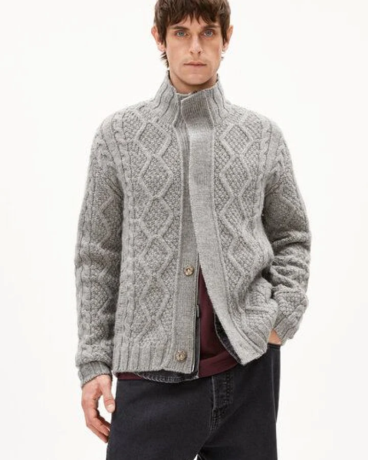 ARMEDANGELS AANTON Herren Strickjacke aus Bio-Woll Mix