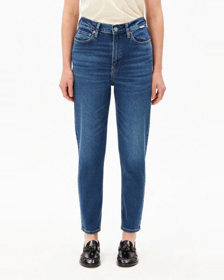 ARMEDANGELS MAIRAA Damen Mom Jeans aus recyceltem Baumwoll-Mix