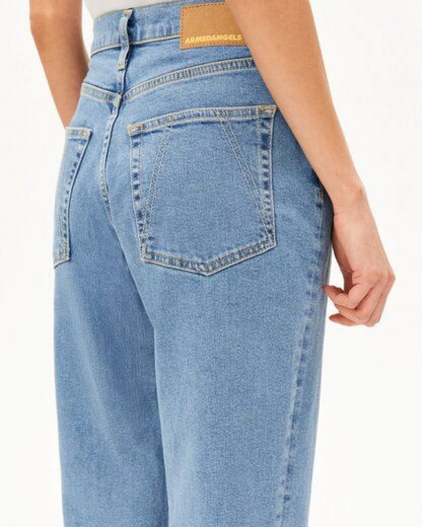 ARMEDANGELS MAIRAA Damen Mom Jeans recycelter Baumwoll Mix – Ansicht 3