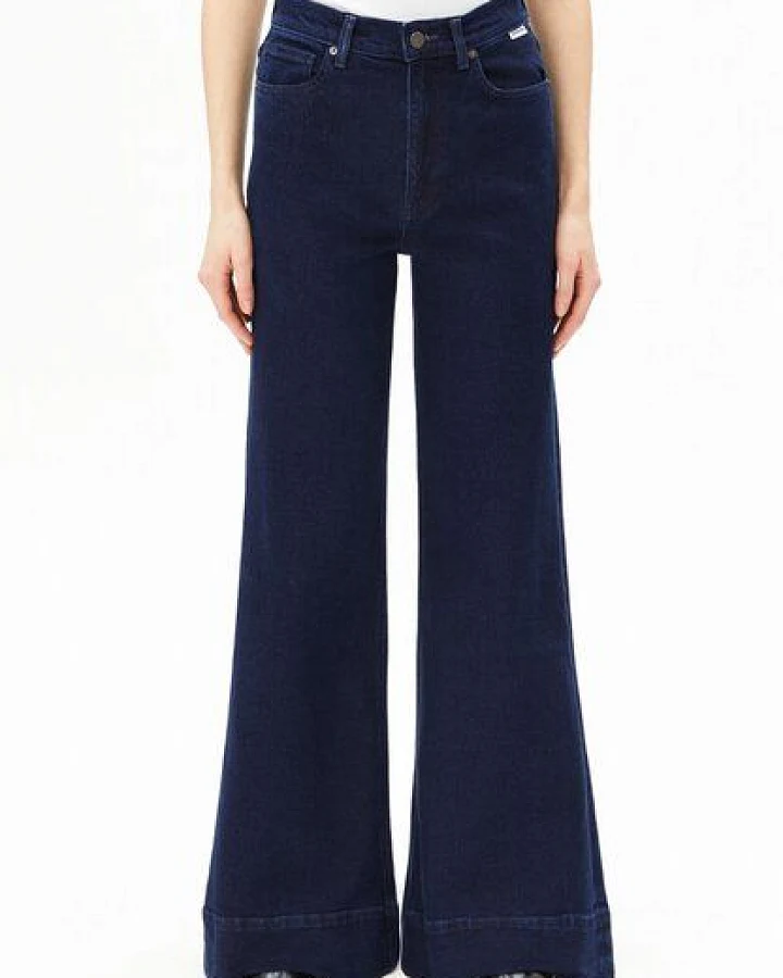 ARMEDANGELS MURLIAA Damen Wide Leg Jeans recycelter Baumwoll Mix