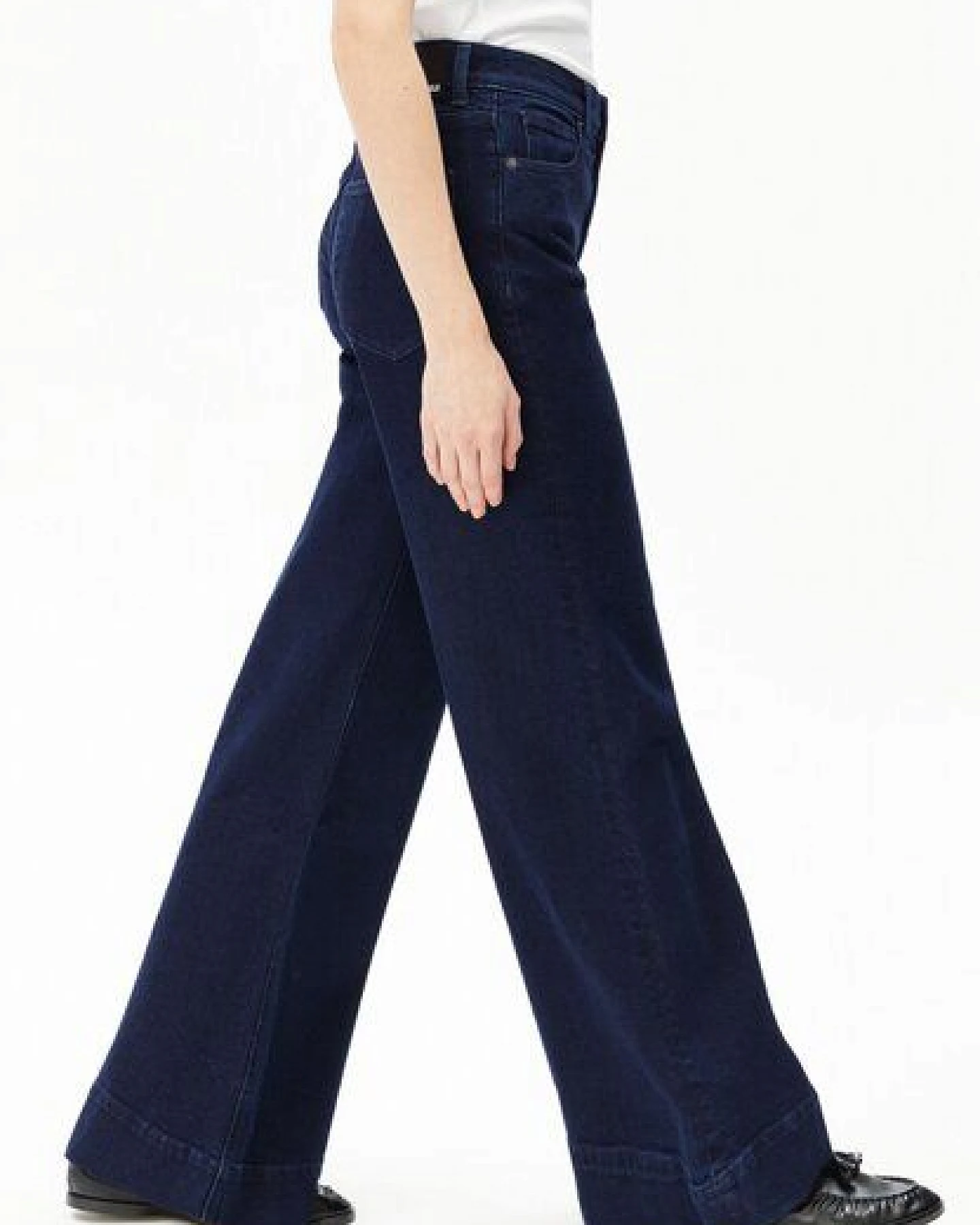 ARMEDANGELS MURLIAA Damen Wide Leg Jeans recycelter Baumwoll Mix – Ansicht 4