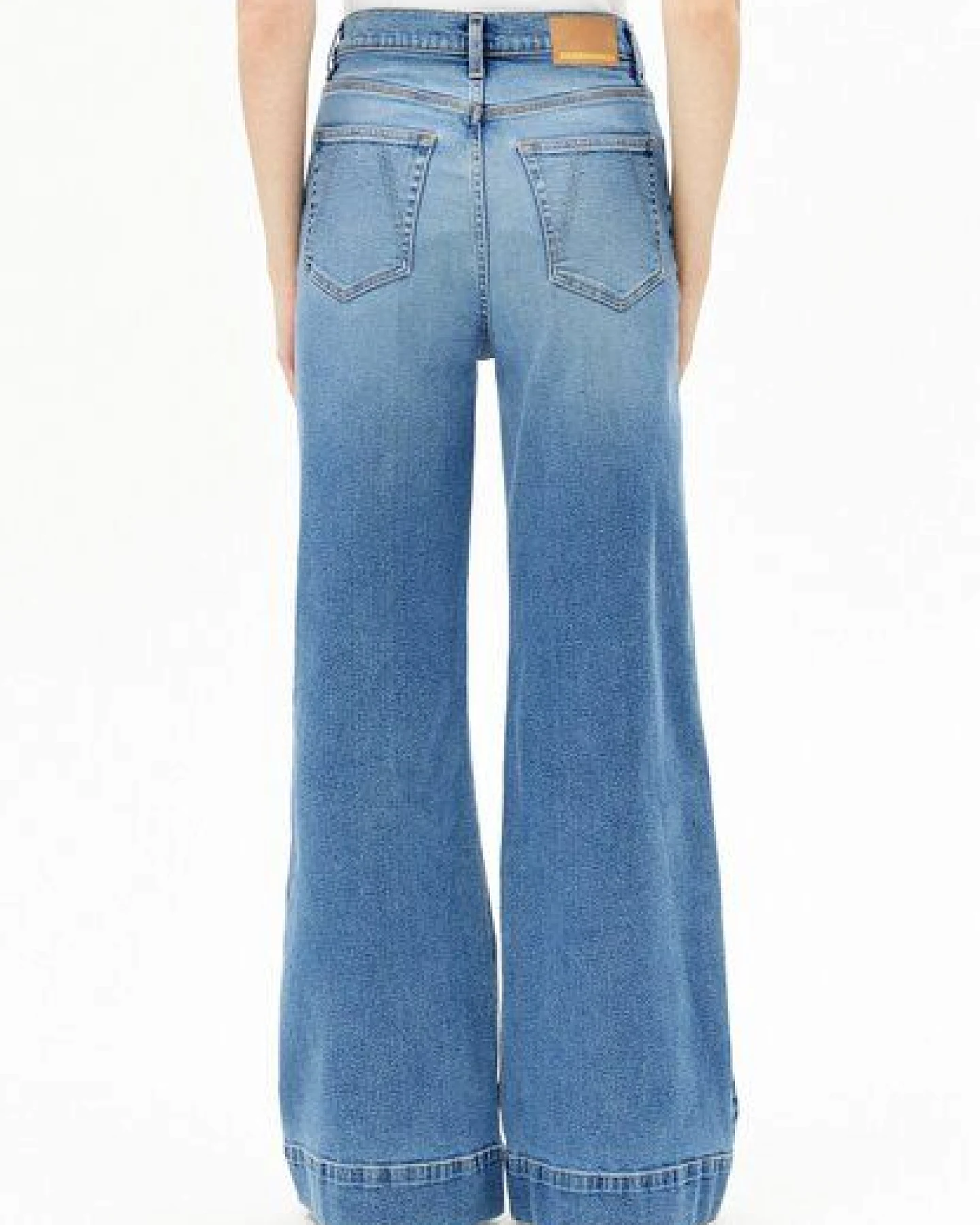 ARMEDANGELS MURLIAA Damen Wide Leg Jeans recycelter Baumwoll Mix – Ansicht 2
