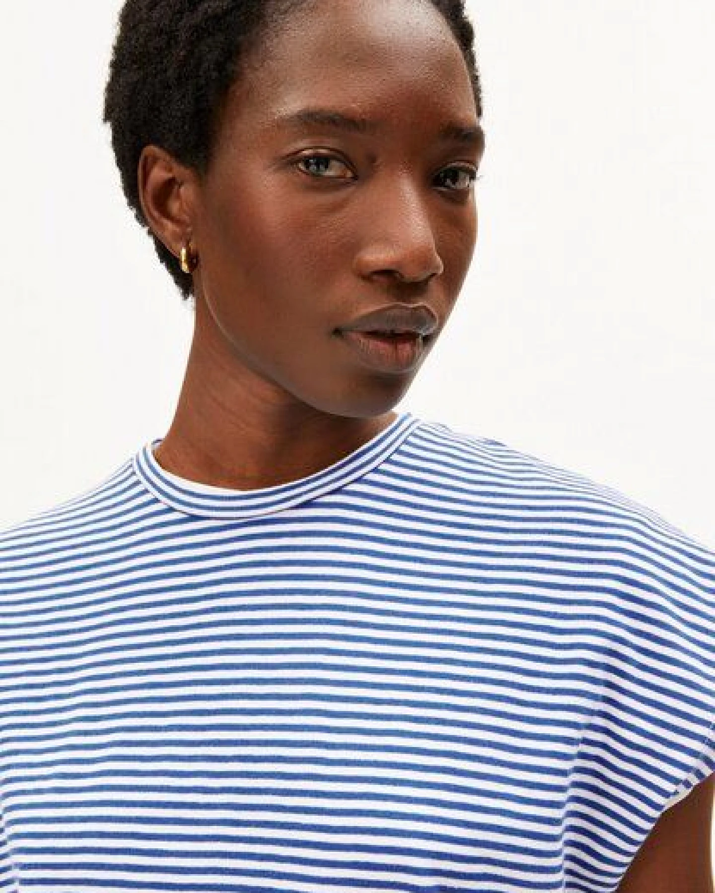ARMEDANGELS SLUB JERSEY STRIPE Damen T-Shirt aus Bio-Baumwolle – Ansicht 3