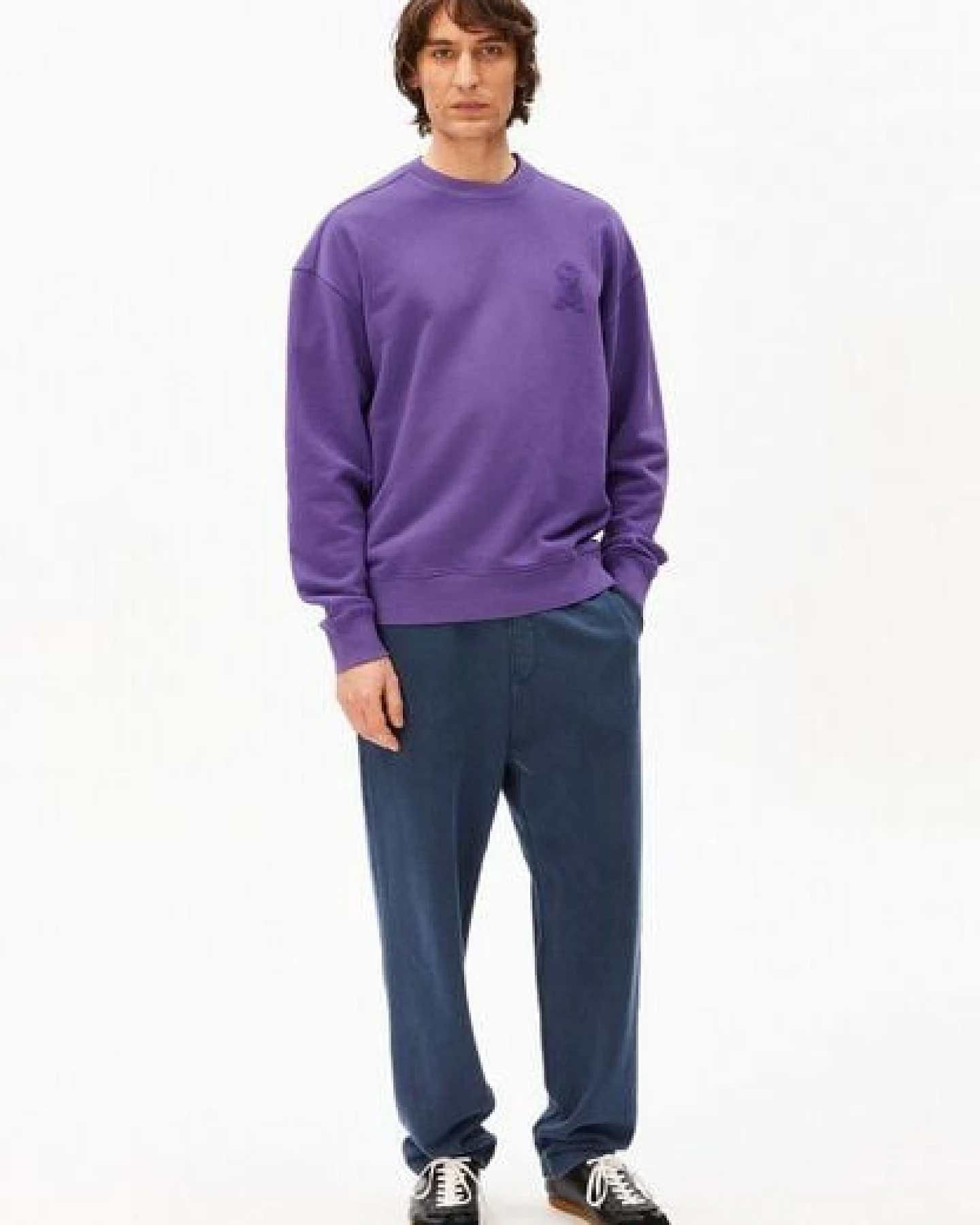 ARMEDANGELS ICONIC Å GMT DYE Herren Pullover aus Bio-Baumwolle – Ansicht 4