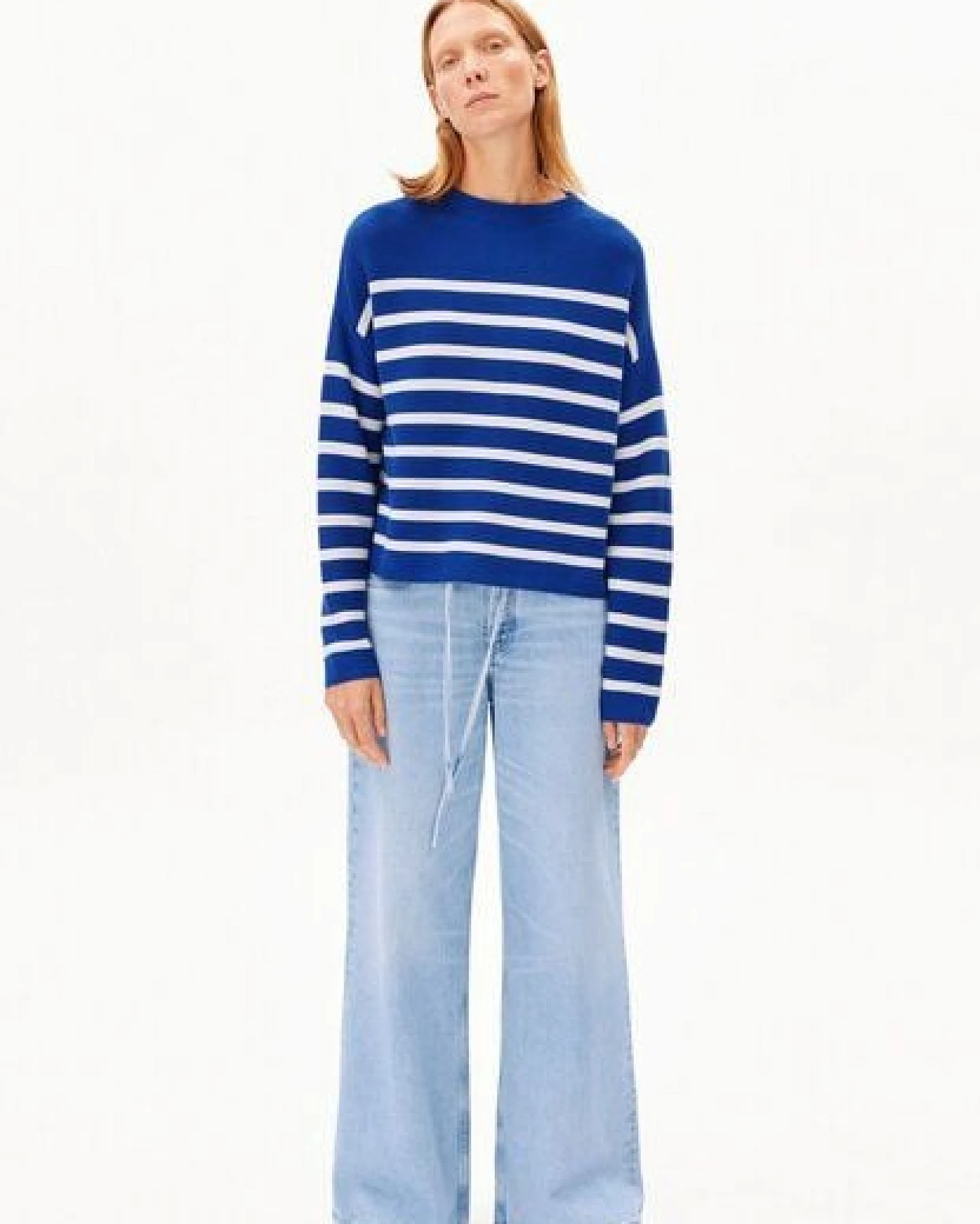 ARMEDANGELS MERINAA STRIPES Damen Strickpullover aus Bio-Baumwolle – Ansicht 4