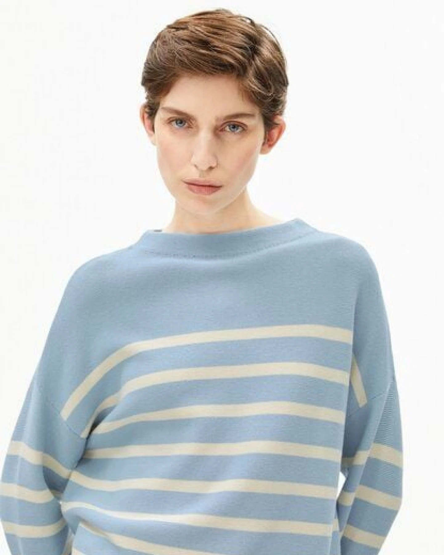 ARMEDANGELS MERINAA STRIPES Damen Strickpullover aus Bio-Baumwolle – Ansicht 3
