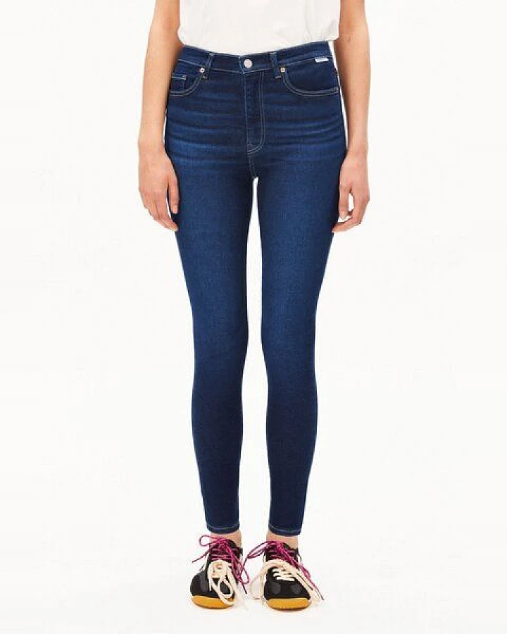 ARMEDANGELS INGAA Damen Skinny Jeans aus Baumwoll Mix