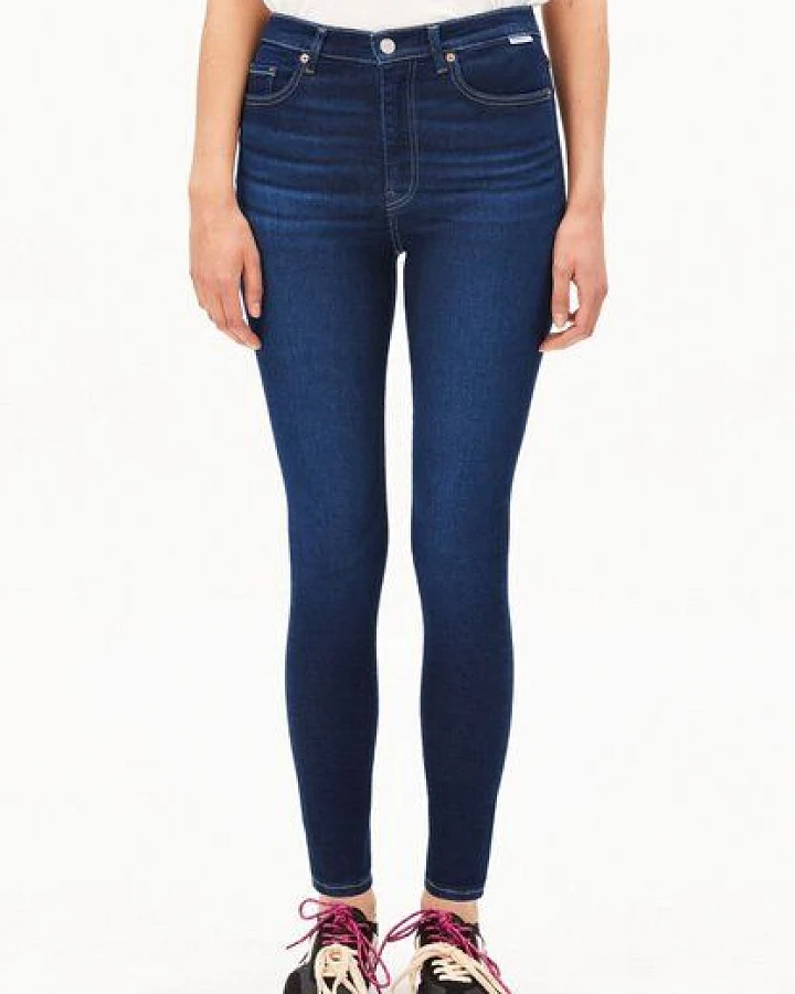 ARMEDANGELS INGAA Damen Skinny Jeans aus Baumwoll Mix