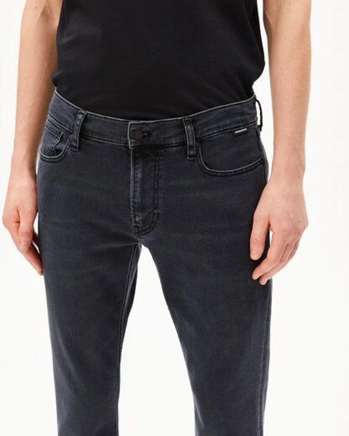 ARMEDANGELS IAAN Herren Slim Jeans recycelter Baumwoll Mix – Ansicht 3