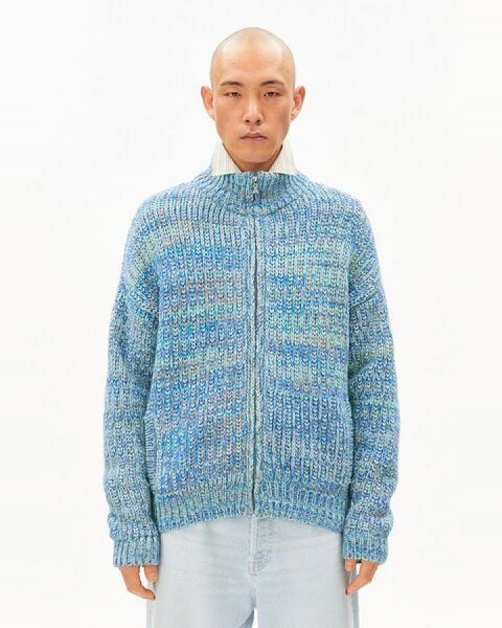 ARMEDANGELS UN-WASTED Herren Cardigan aus Bio-Woll Mix