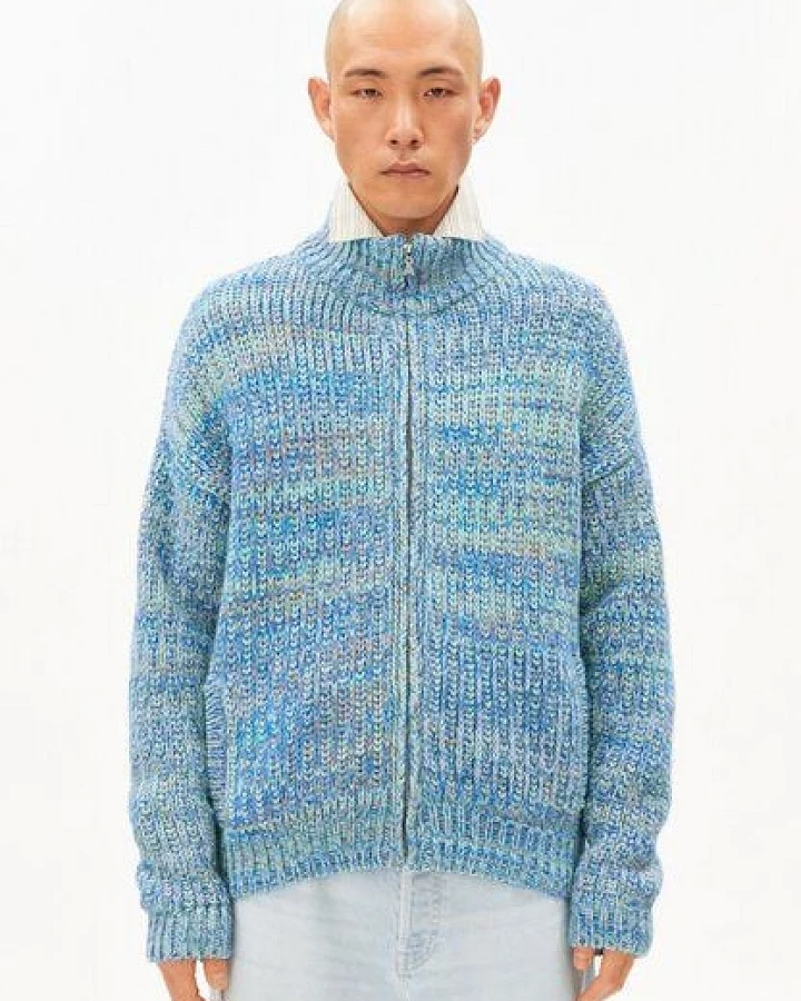 ARMEDANGELS UN-WASTED Herren Cardigan aus Bio-Woll Mix
