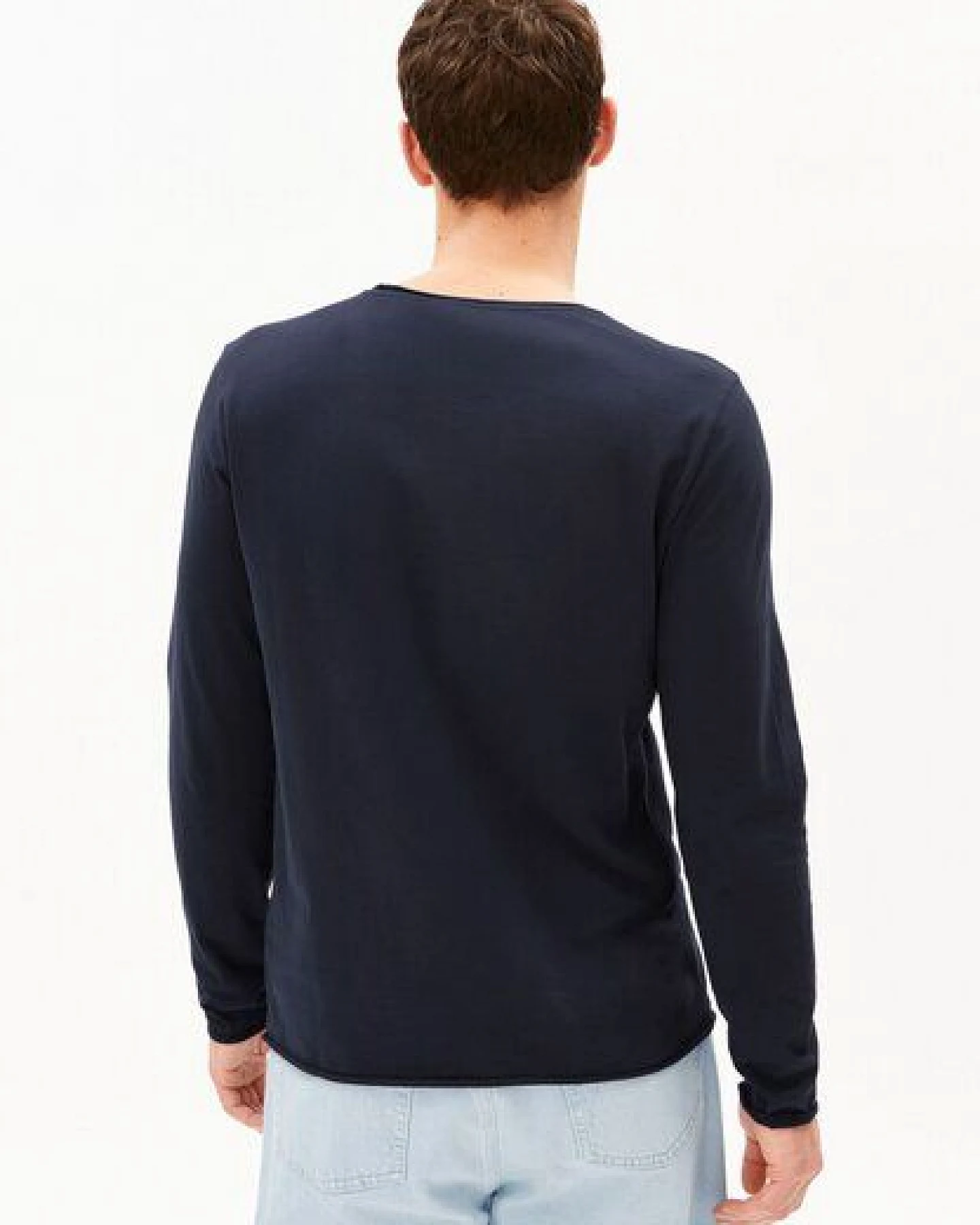 ARMEDANGELS JAAMES BRUSHED Herren Longsleeve aus Bio-Baumwolle – Ansicht 2