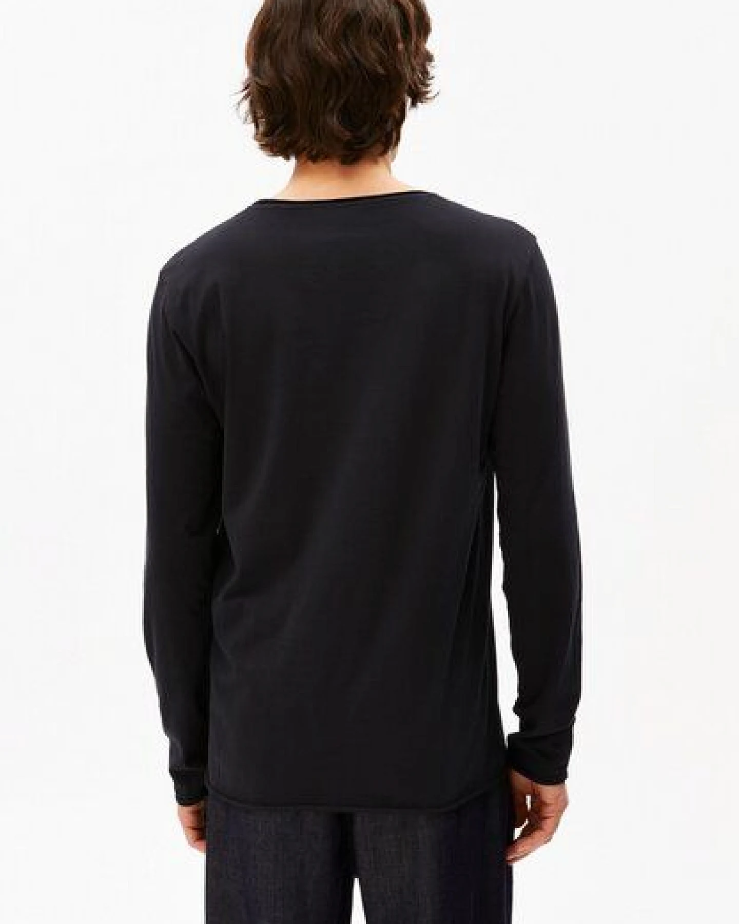 ARMEDANGELS JAAMES BRUSHED Herren Longsleeve aus Bio-Baumwolle – Ansicht 2