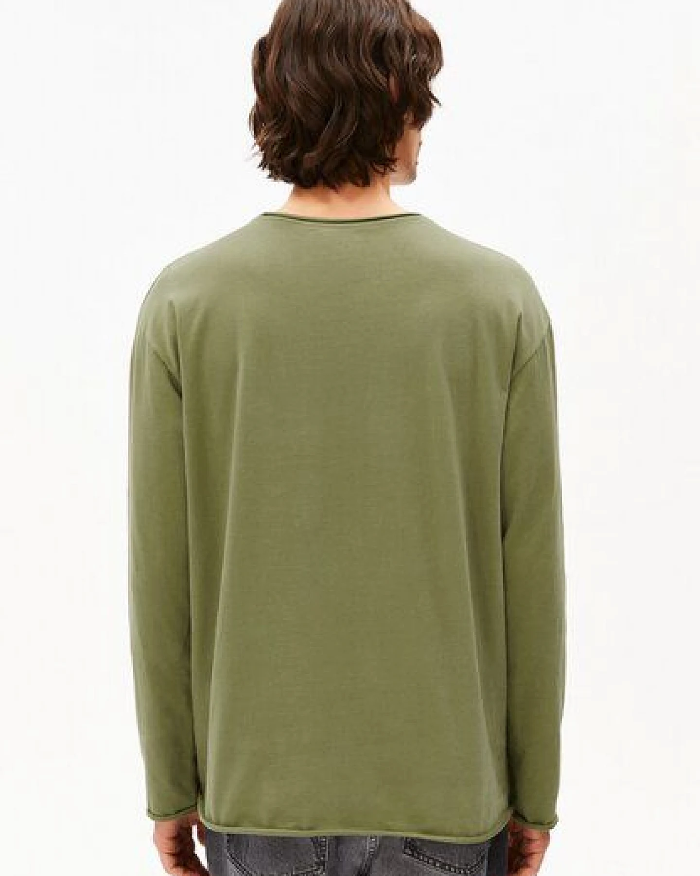 ARMEDANGELS JAAMES BRUSHED Herren Longsleeve aus Bio-Baumwolle – Ansicht 2
