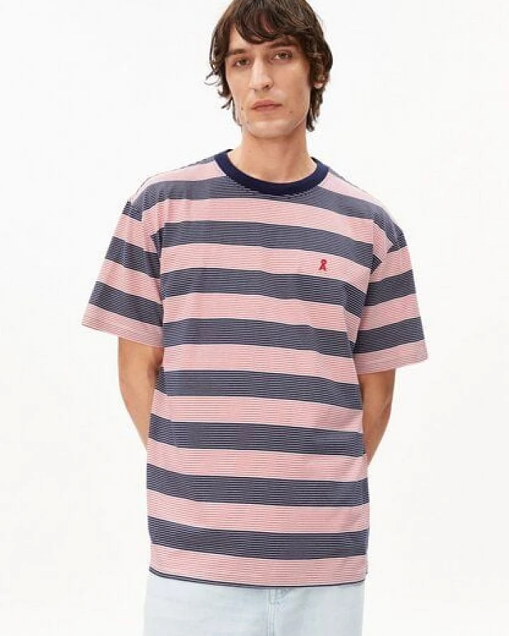 Produktseite: ARMEDANGELS MAARKOS STRIPES Herren T-Shirt aus Bio-Baumwolle