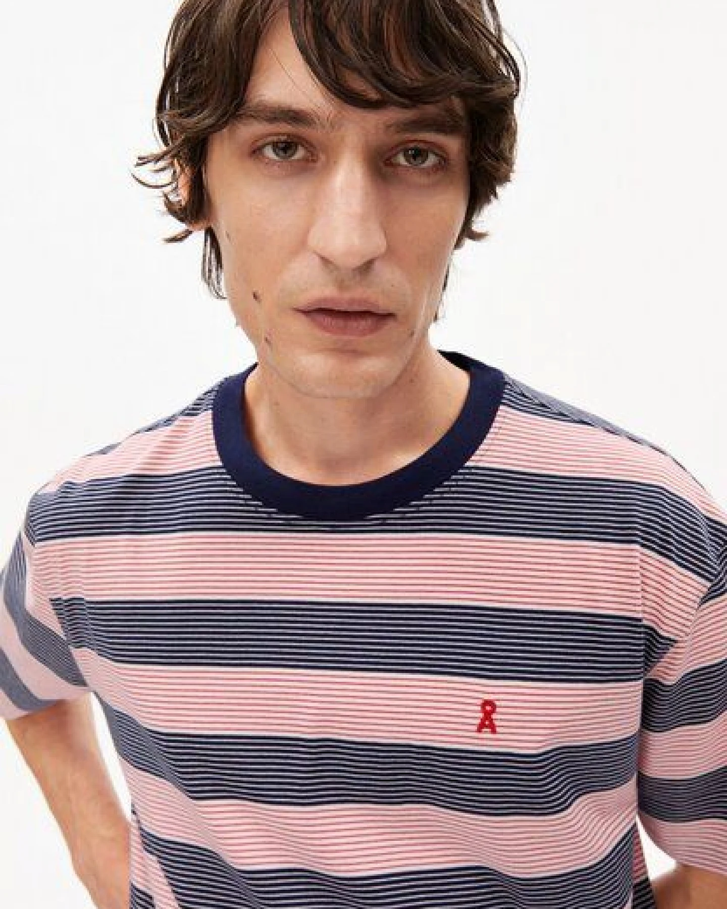 ARMEDANGELS MAARKOS STRIPES Herren T-Shirt aus Bio-Baumwolle – Ansicht 3