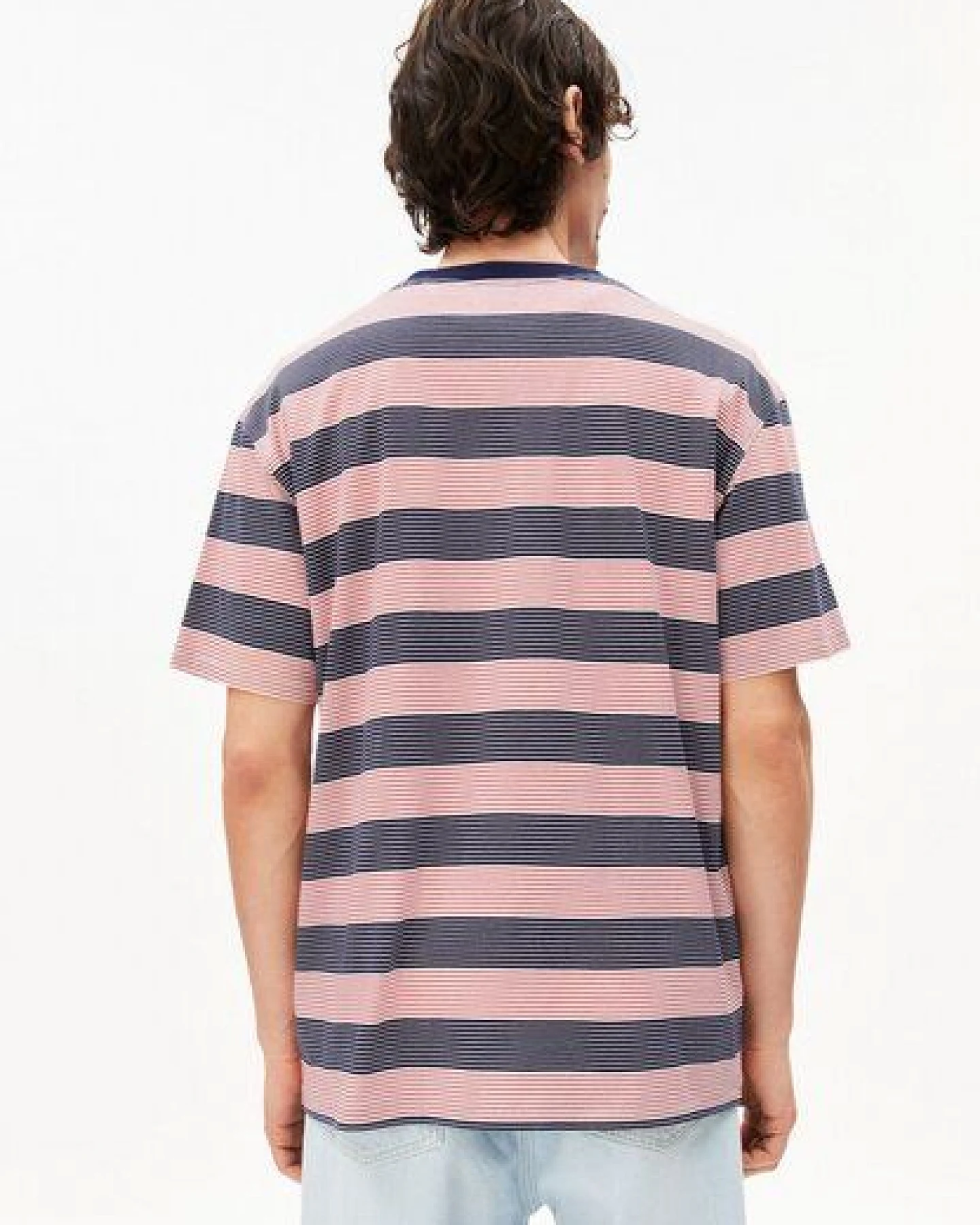 ARMEDANGELS MAARKOS STRIPES Herren T-Shirt aus Bio-Baumwolle – Ansicht 2
