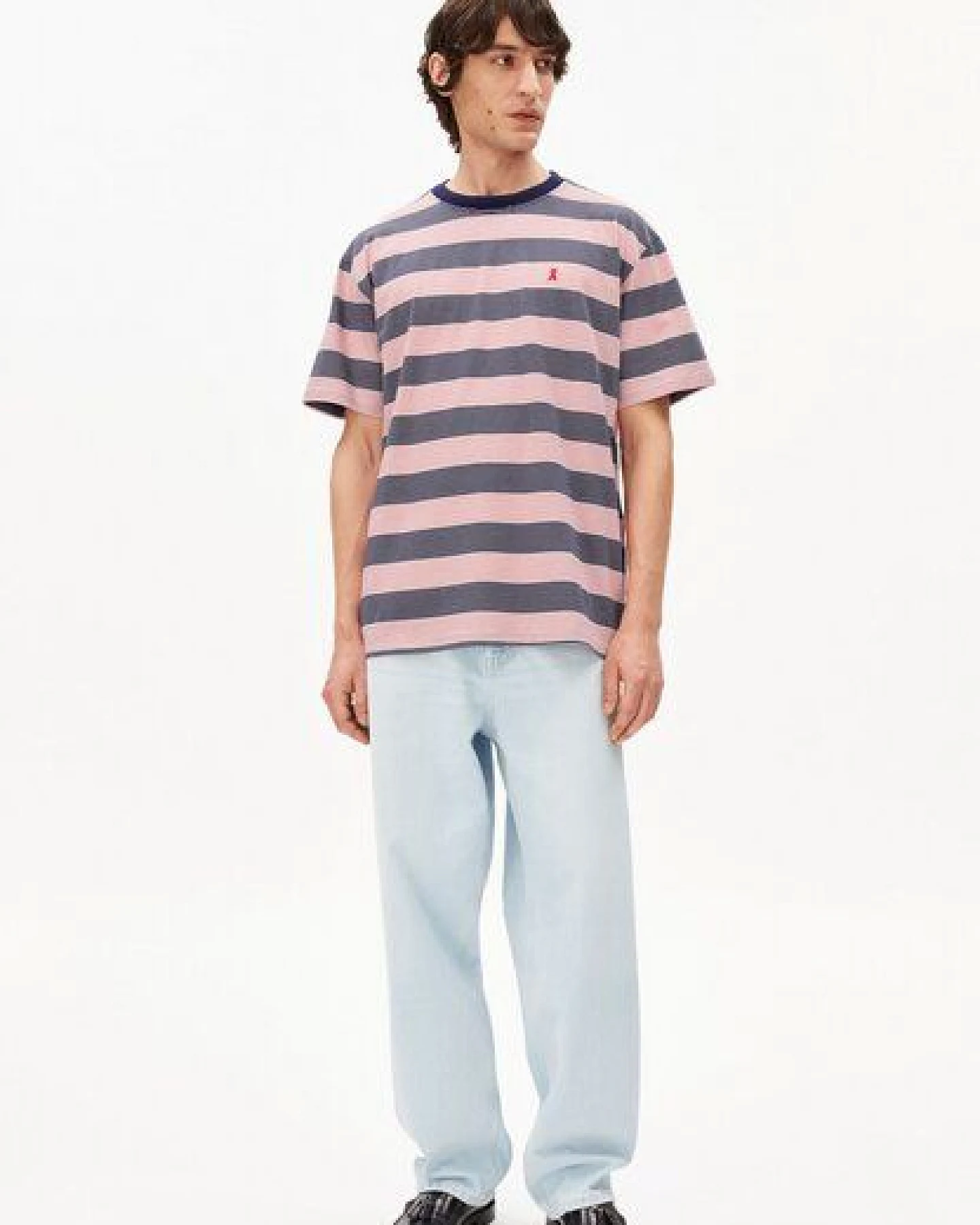 ARMEDANGELS MAARKOS STRIPES Herren T-Shirt aus Bio-Baumwolle – Ansicht 4