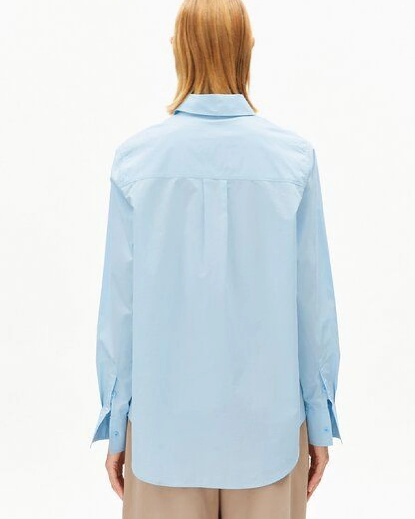 ARMEDANGELS LOOSE POPLIN Damen Bluse aus Bio-Baumwolle – Ansicht 2