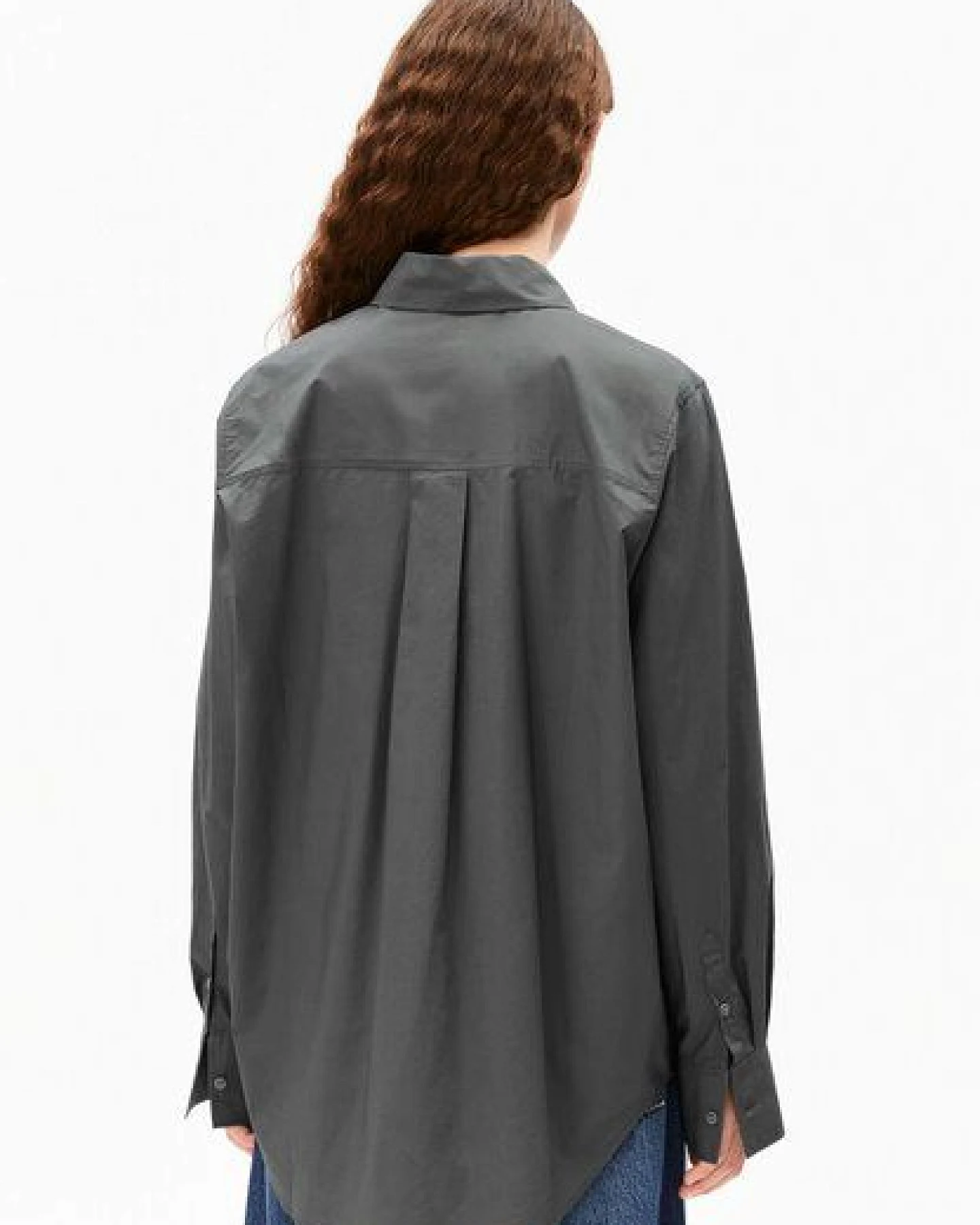 ARMEDANGELS LOOSE POPLIN Damen Bluse aus Bio-Baumwolle – Ansicht 2