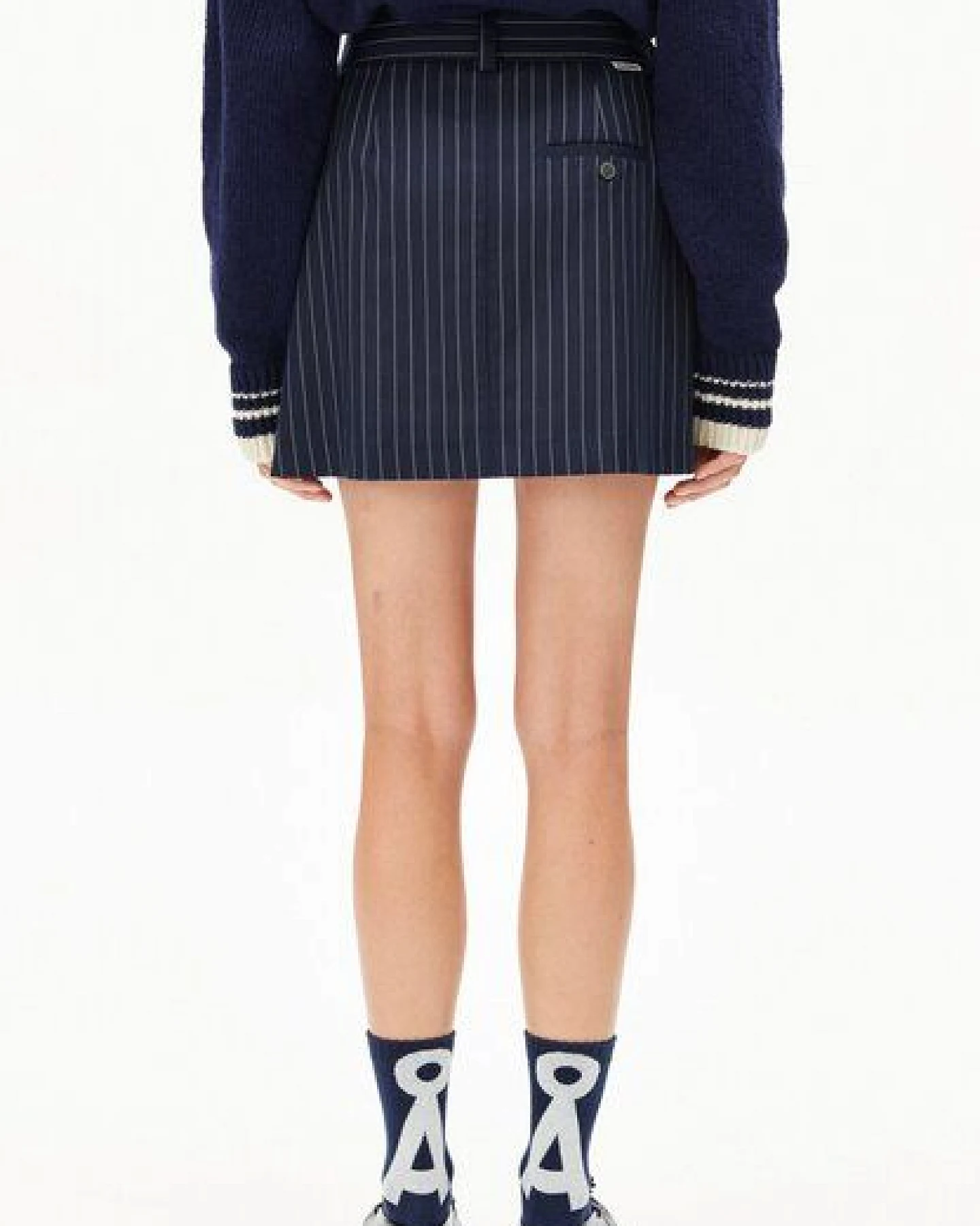 ARMEDANGELS PINSTRIPE Damen Webrock aus TENCEL Lyocell Mix – Ansicht 2