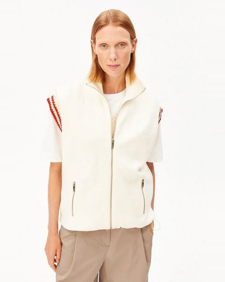 ARMEDANGELS COTTON FLEECE Damen Weste aus Bio-Baumwolle