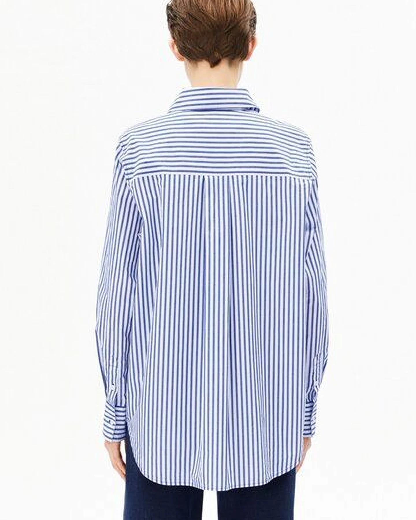 ARMEDANGELS STRIPE LOOSE Damen Bluse aus Bio-Baumwolle – Ansicht 2