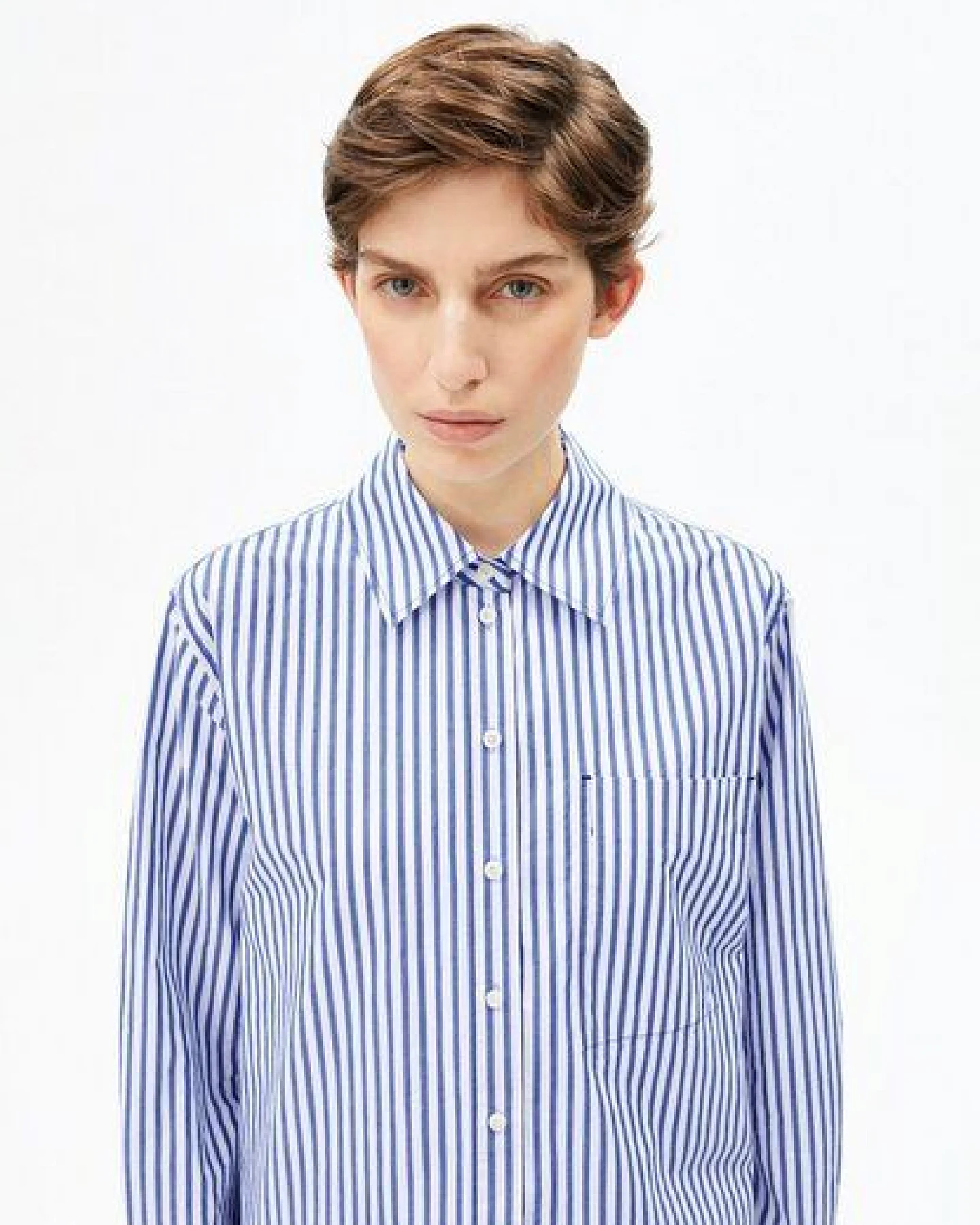 ARMEDANGELS STRIPE LOOSE Damen Bluse aus Bio-Baumwolle – Ansicht 3