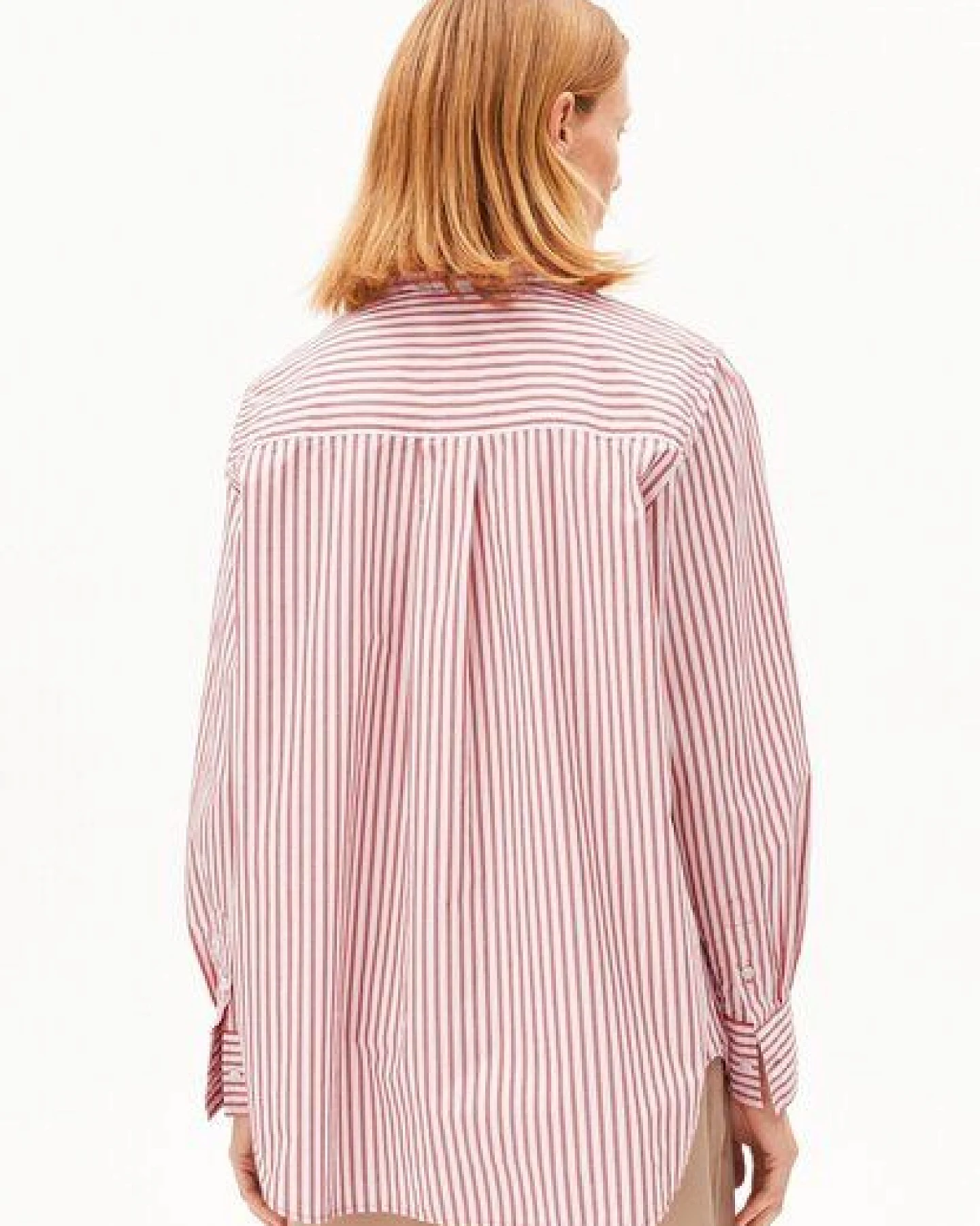 ARMEDANGELS STRIPE LOOSE Damen Bluse aus Bio-Baumwolle – Ansicht 2