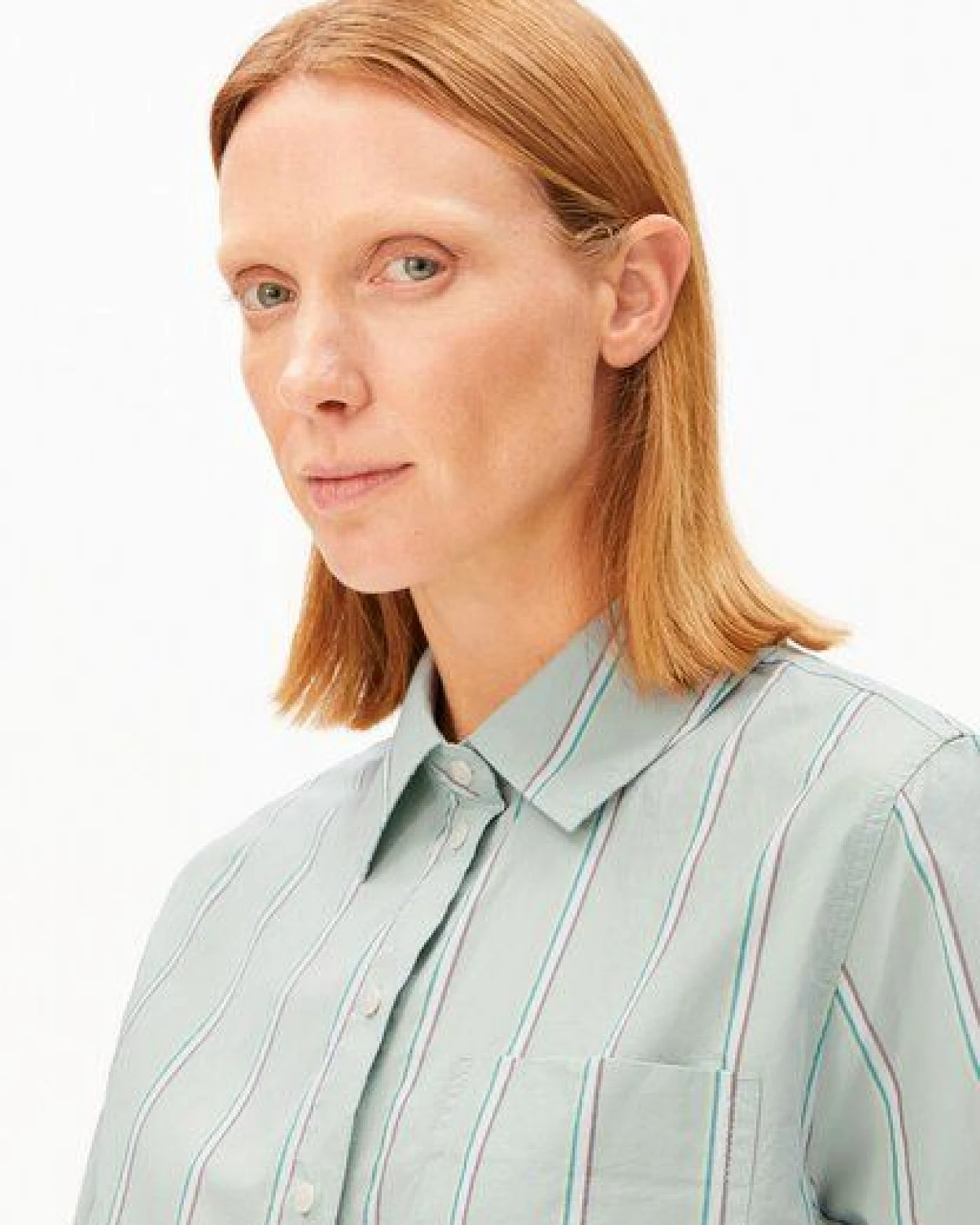 ARMEDANGELS STRIPE LOOSE Damen Bluse aus Bio-Baumwolle – Ansicht 3