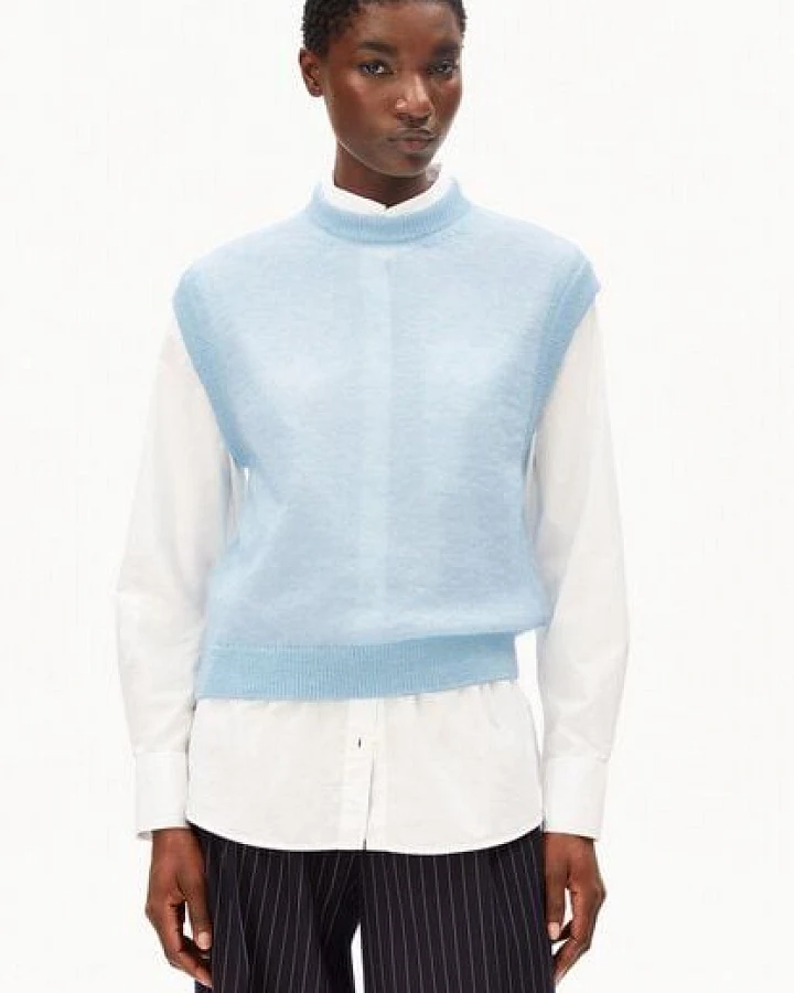 ARMEDANGELS MOHAIR BLEND KNIT Damen Pullunder aus Mohair-Woll Mix