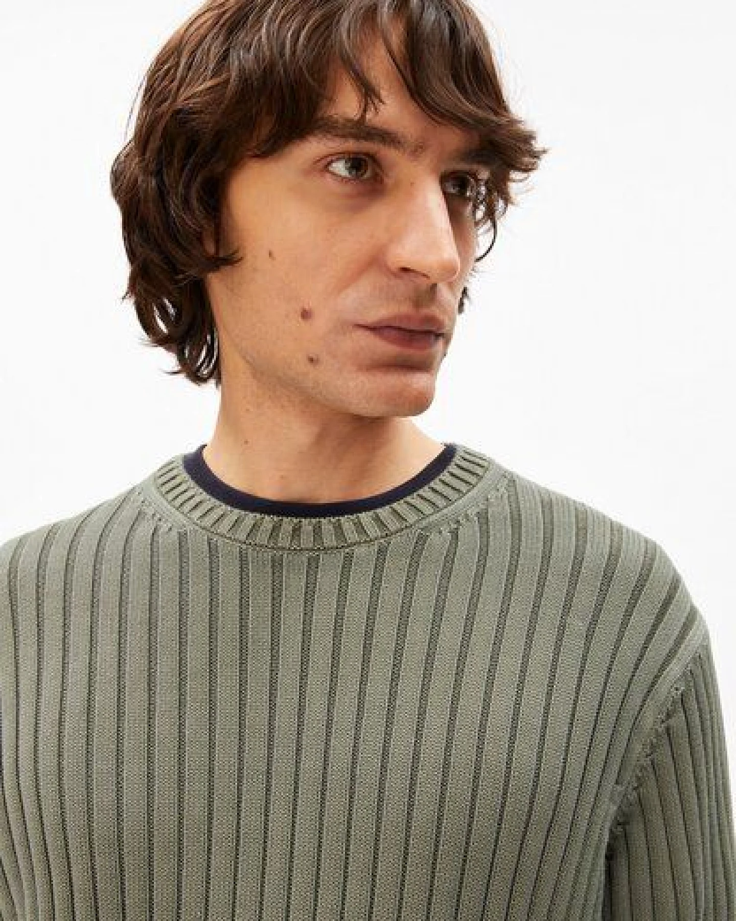 ARMEDANGELS PIGMENT DYE RIB Herren Pullover aus Bio-Baumwolle – Ansicht 3