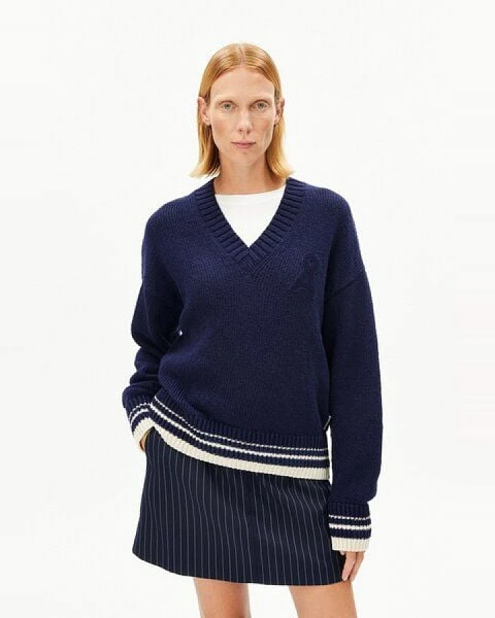 ARMEDANGELS ICONIC Å COLLEGE Damen Strickpullover aus Bio-Baumwoll-Mix