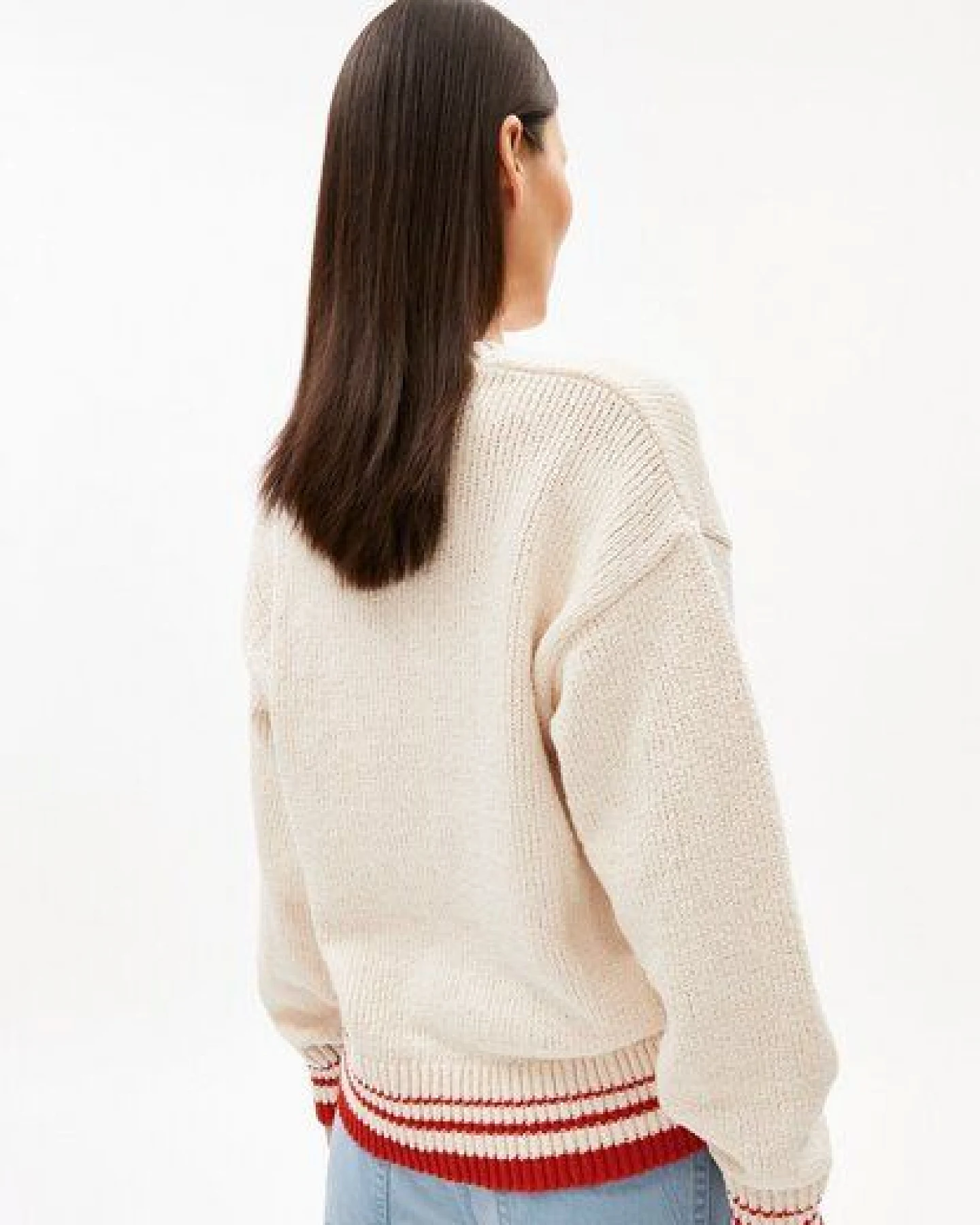 ARMEDANGELS ICONIC Å COLLEGE Damen Strickpullover aus Bio-Baumwoll-Mix – Ansicht 2