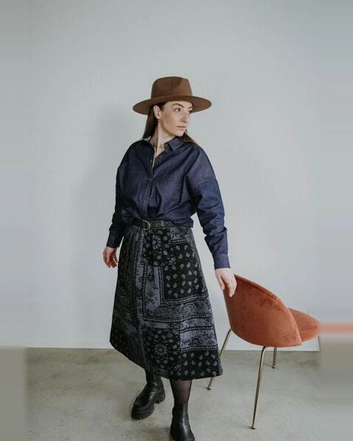 FARM UM'S HERZ Rock Foulard-Jacquard