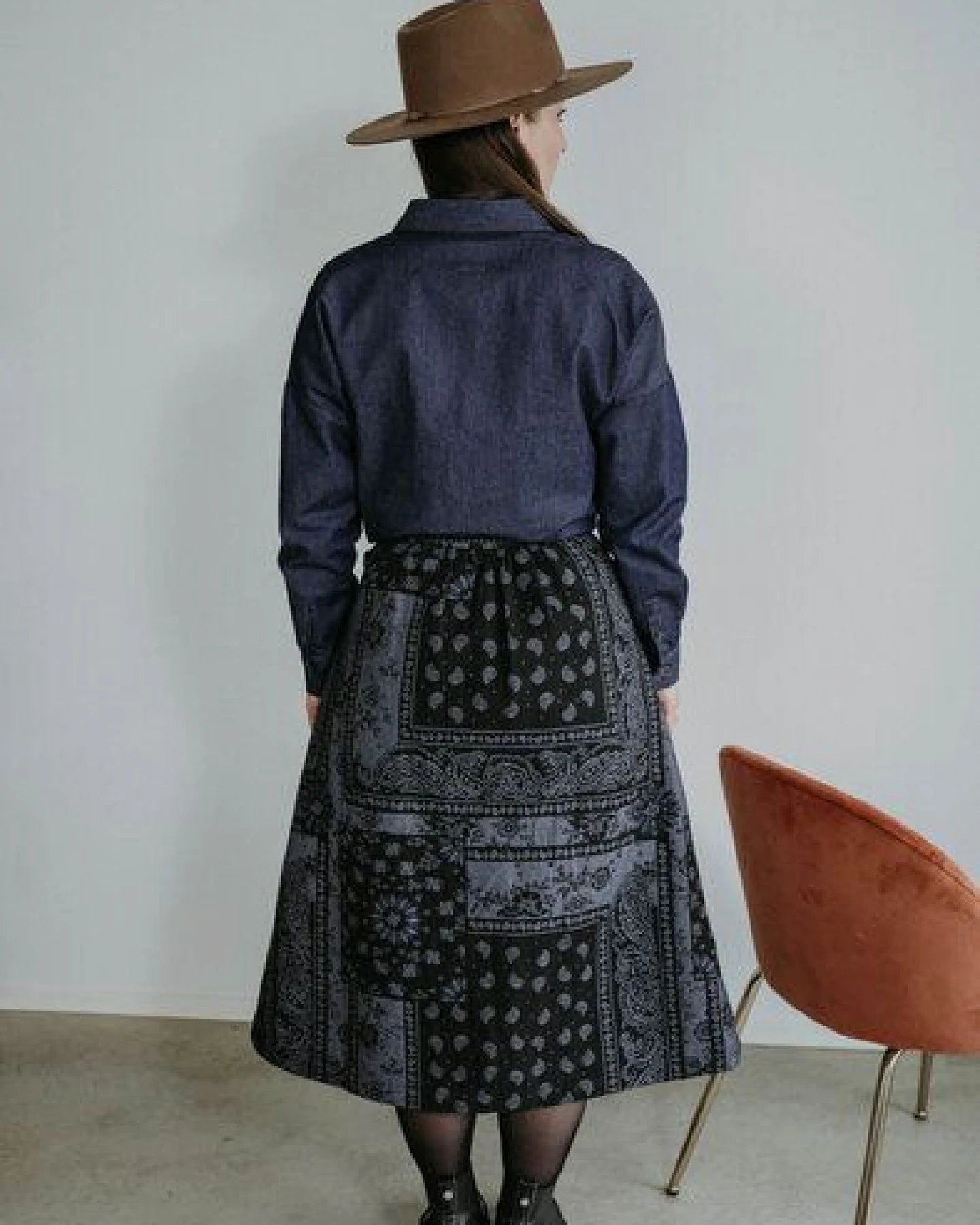FARM UM'S HERZ Rock Foulard-Jacquard – Ansicht 2