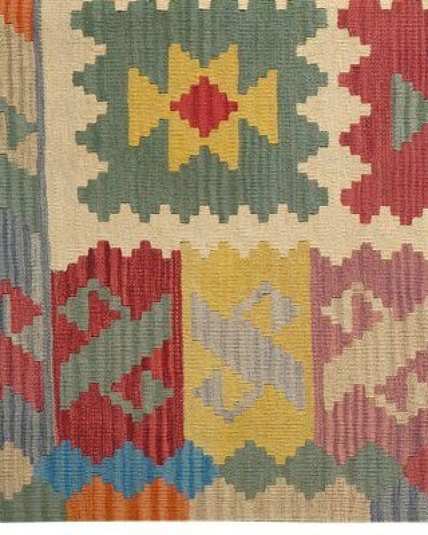 Kelim Gashgai Beige „Rugtales“ aus Schurwolle, 173x238 cm – Ansicht 4