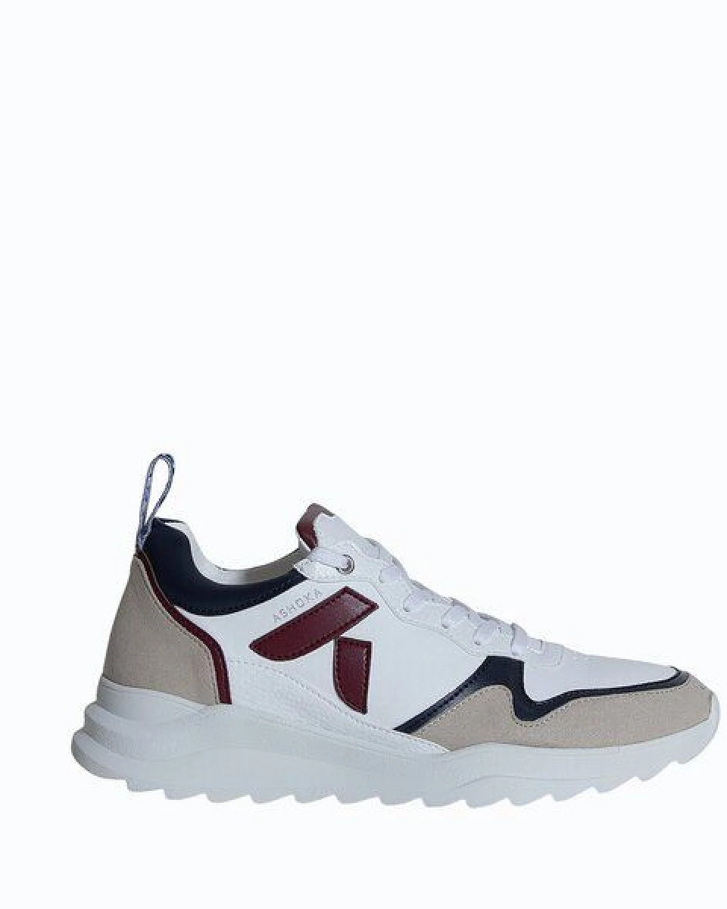 Ashoka Paris Lewis Sneaker Bordeaux & Marine – Ansicht 2